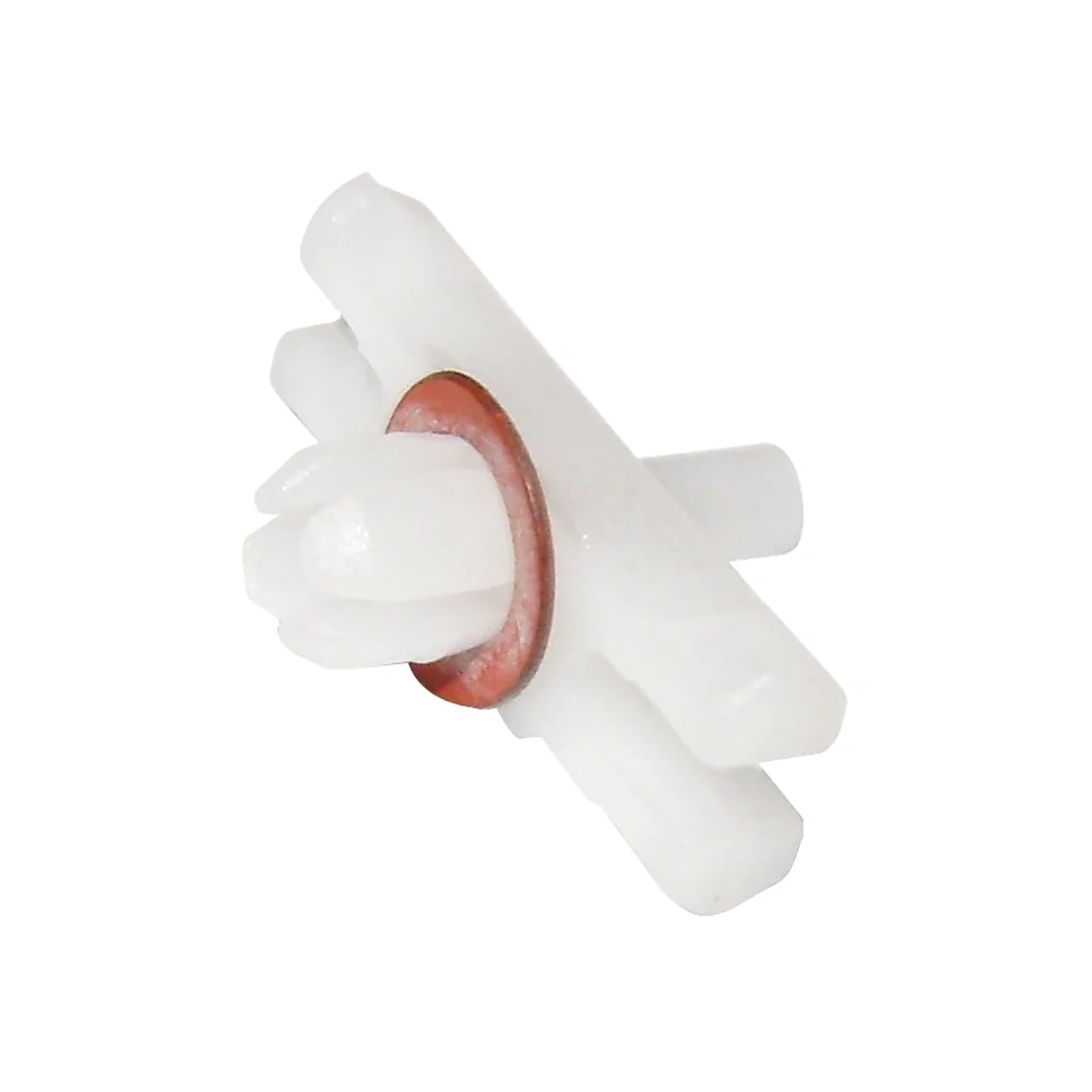 Plastic fixing clips for thin body trim strips for the VW Beetle and Type 3 (08/1966–) – 50 pieces