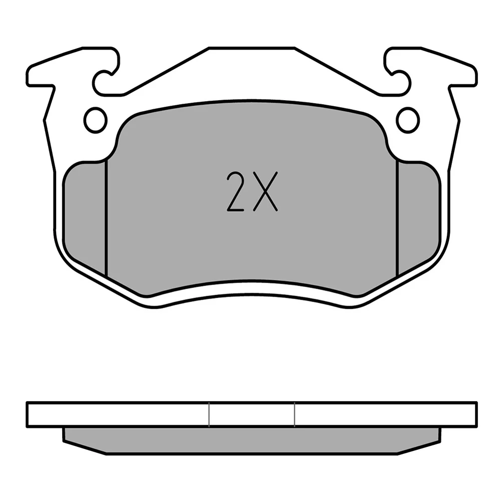 MEYLE rear brake pads for 205 -105 mm