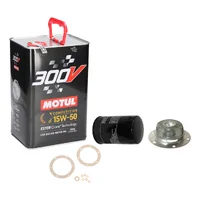 MOTUL 300V Competition 15W50 olieverversingskit voor VW Transporter T25 T3 1.6 CT
