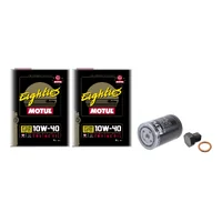 Ölwechsel-Kit MOTUL Classic EIGHTIES 10W40 für VW Golf 1 Diesel und Turbo Diesel