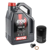 MOTUL 4100 Syn-Nergy Spec 10W40 oil change kit for VW Golf 2 Petrol