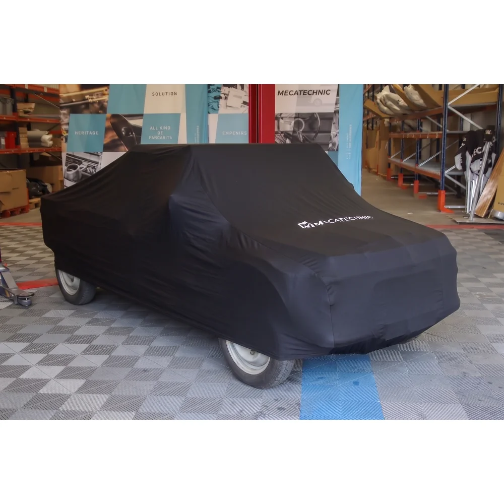 Schwarze Stretch-Schutzhülle Größe M für Citroën Méhari