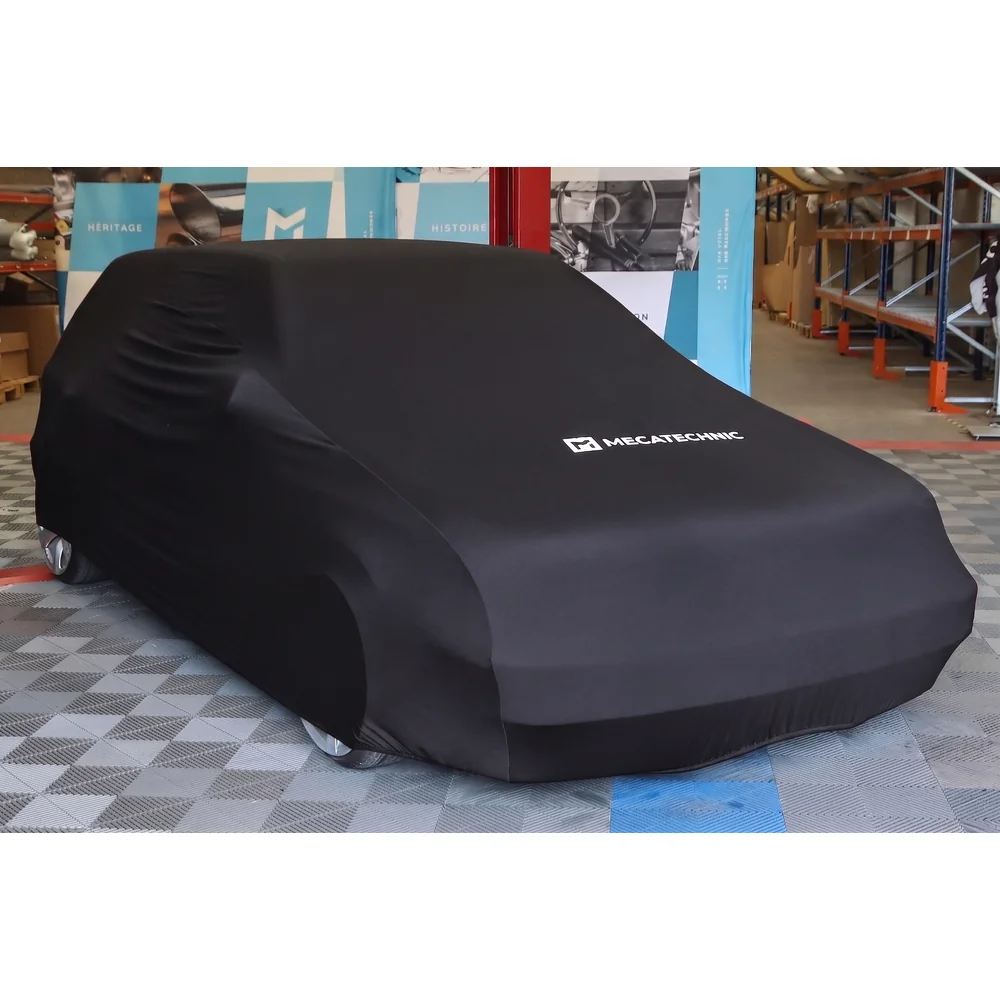 Black stretch indoor cover size M for Volkswagen Golf 3