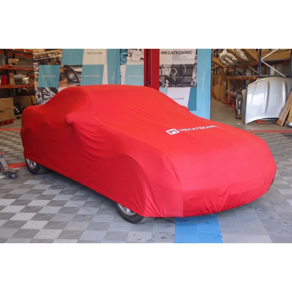 Housse d'intérieur stretch rouge taille M pour Mercedes SLK R170