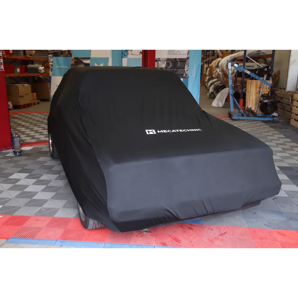 Zwarte stretchhoes maat M voor Volkswagen Golf 1 voor binnen