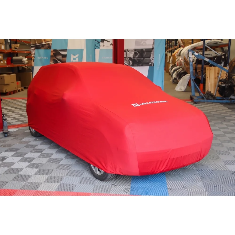 Funda elástica roja talla M (400x165x119) para Volkswagen Polo 9N