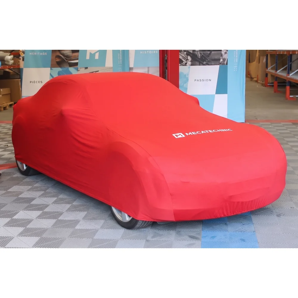 Housse stretch taille L rouge pour Mazda RX-8