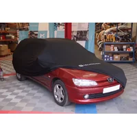 Schwarze Stretch-Innengarage Größe L für Peugeot 306