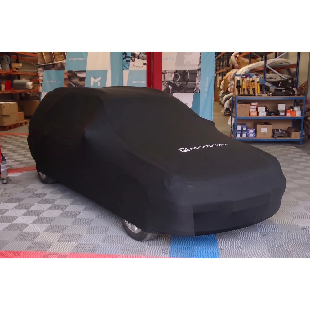Black stretch indoor cover size L for Peugeot 306