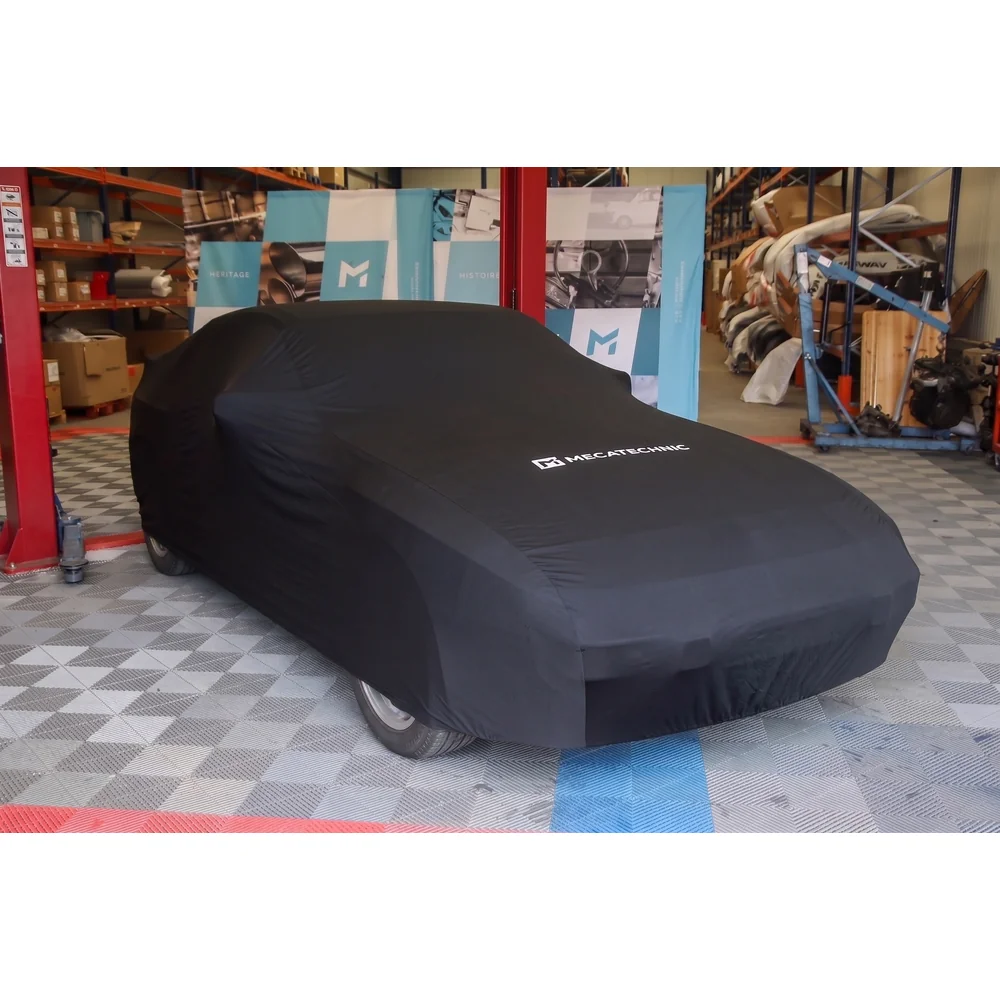 Stretchhaube Größe L 430x170x119 schwarz für Porsche 944