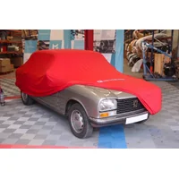 Stretch cover size L red 430x170x119 for Peugeot 304