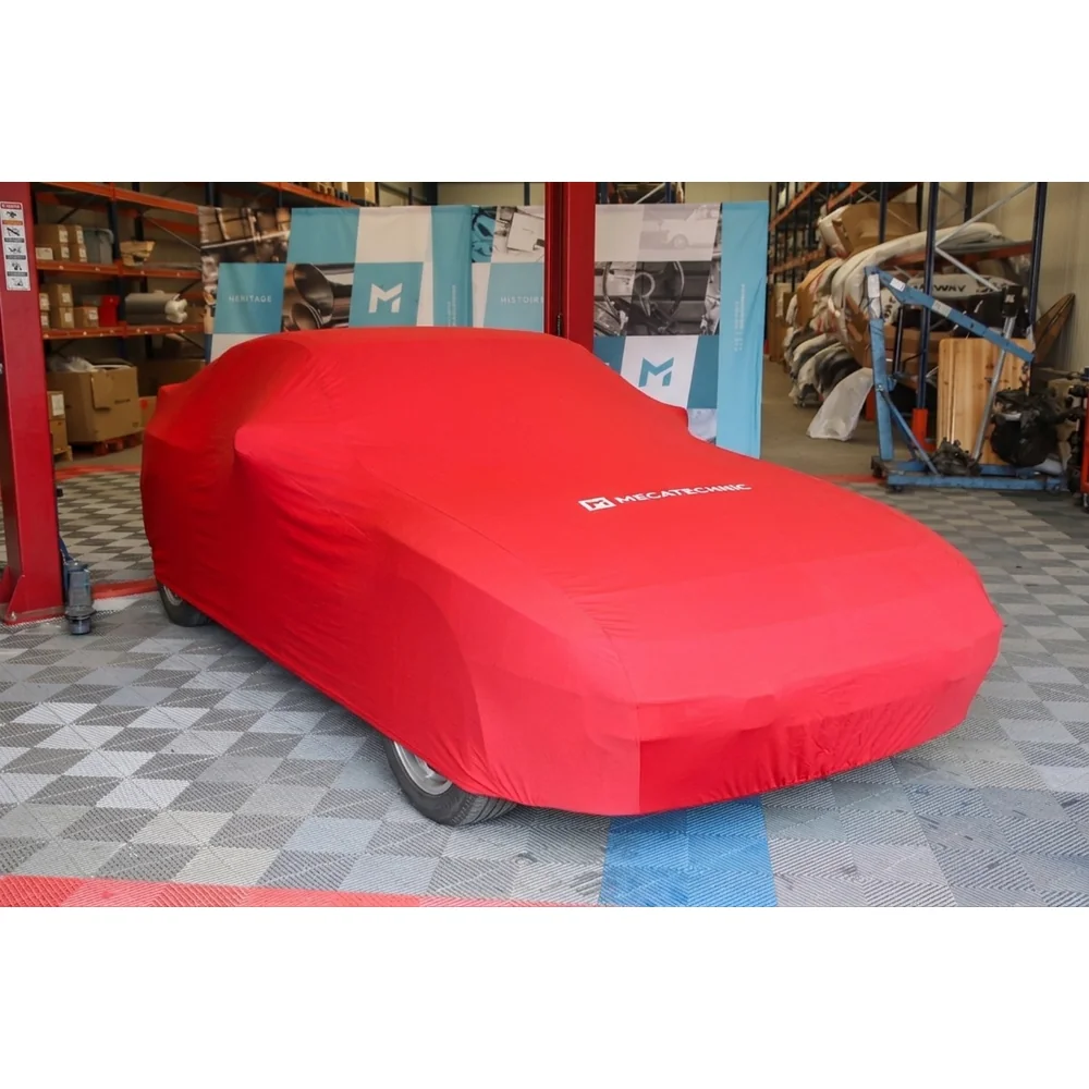 Copriauuto interno elasticizzato rosso taglia L per Porsche 944