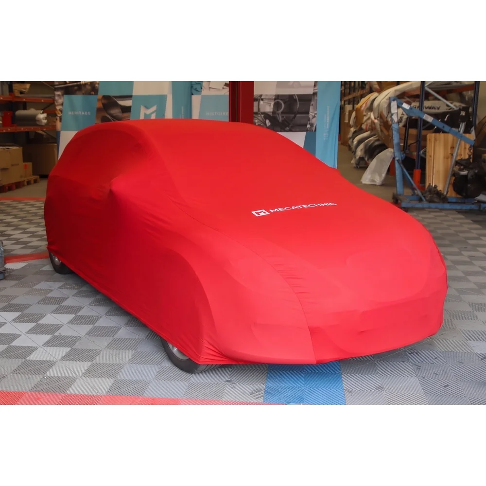 Red stretch cover size L (430x170x119) for Seat Leon 1P