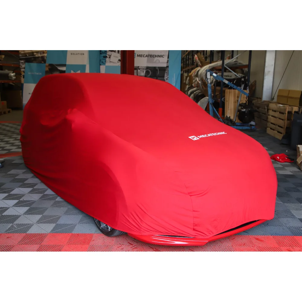 Coperta interna elasticizzata rossa taglia L per Volkswagen Golf 6