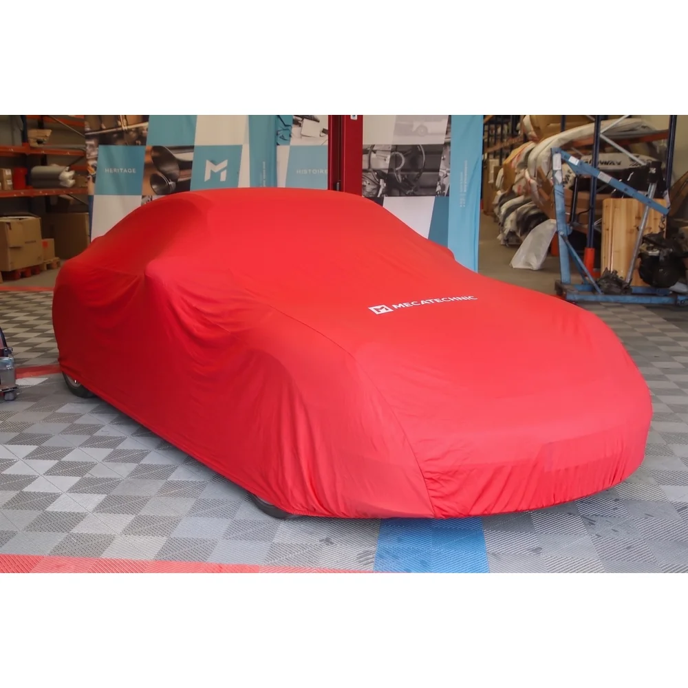 Copri auto stretch rosso taglia XL (460x170x122) per Porsche 997