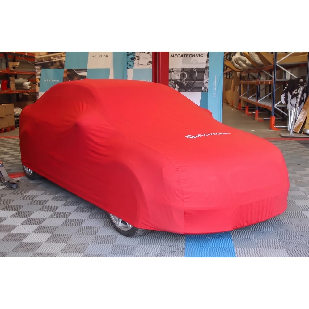 Housse d'intérieur stretch rouge taille XL pour Audi A4 (B6) - UK914004