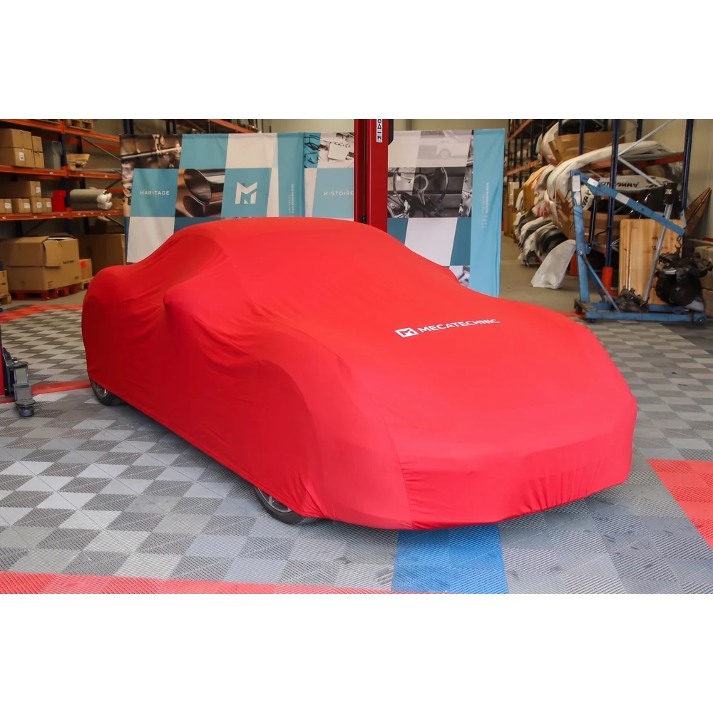 Housse d'intérieur stretch rouge taille XL pour Porsche Boxster 981