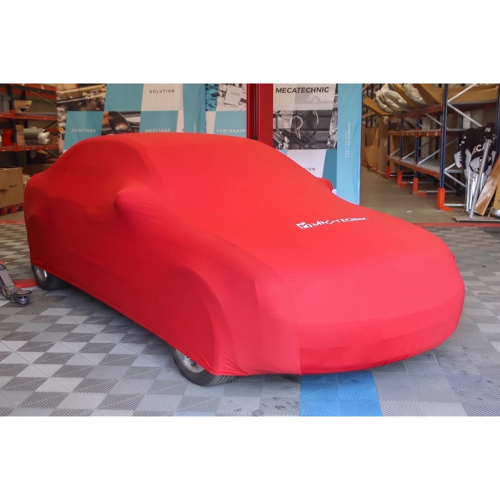 Housse d'intérieur stretch rouge taille XL pour Audi A4 (B6)