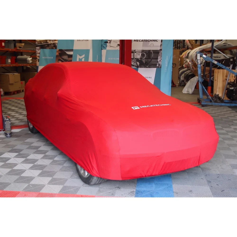 Housse intérieure stretch XXL 490x178x122 rouge pour BMW Série 7 E65 E66