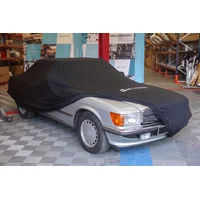 Zwarte stretch binnenhueshoes maat XL voor Mercedes SL R107