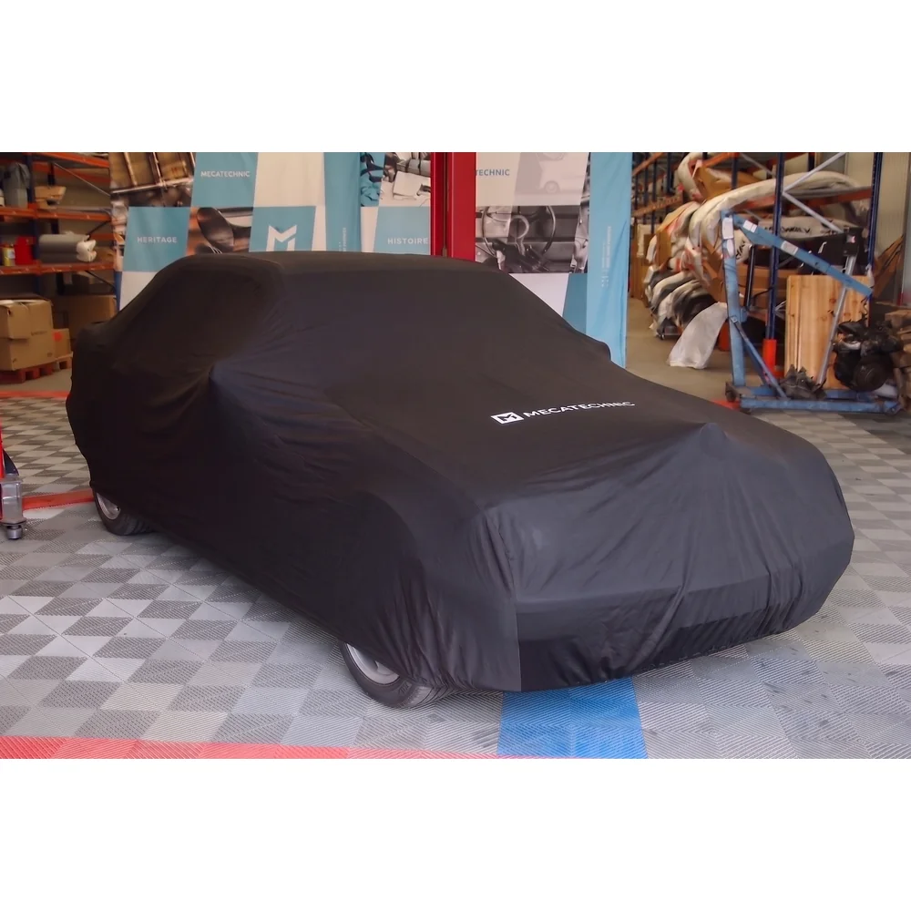 Zwarte stretch binnenhuishoes maat XL voor Mercedes Classe C W202