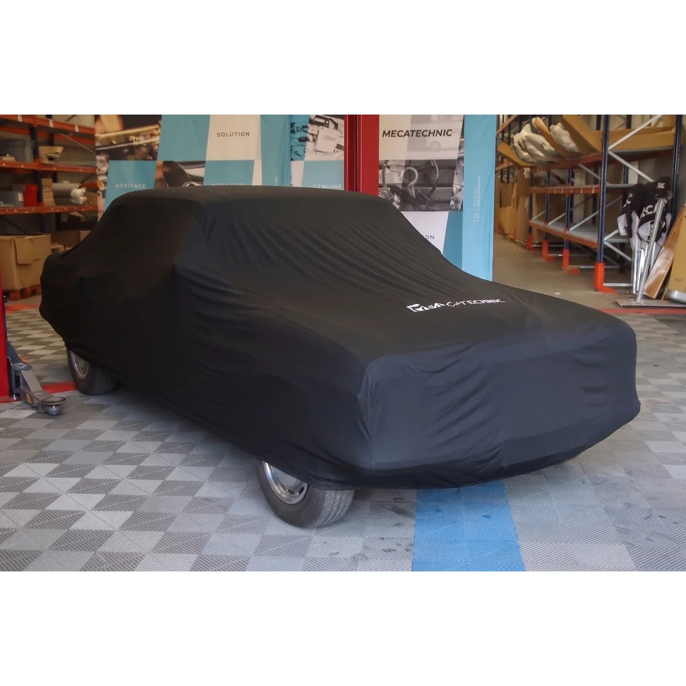 Funda de interior stretch negra talla XXL para Mercedes W114
