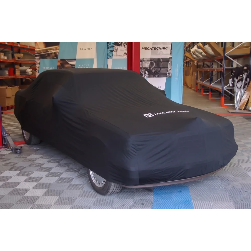 Housse d'intérieur stretch noire taille XXL pour Mercedes W126