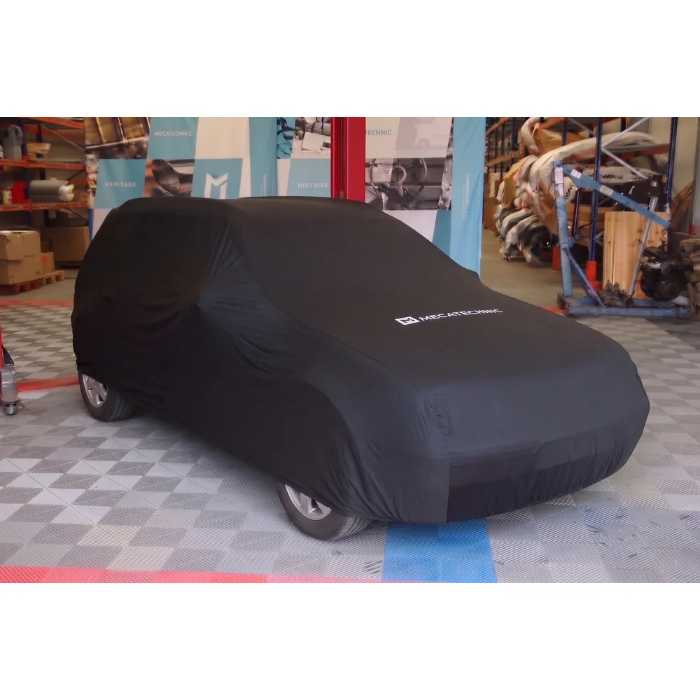 Zwarte stretch beschermhoes binnenkant maat XL voor Volkswagen Golf 4