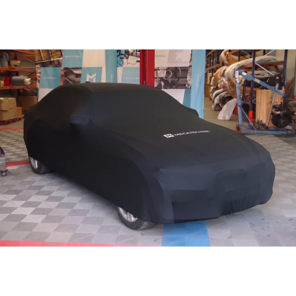 Coprivettura interno stretch nero taglia XL per BMW Serie 3 F30 F31