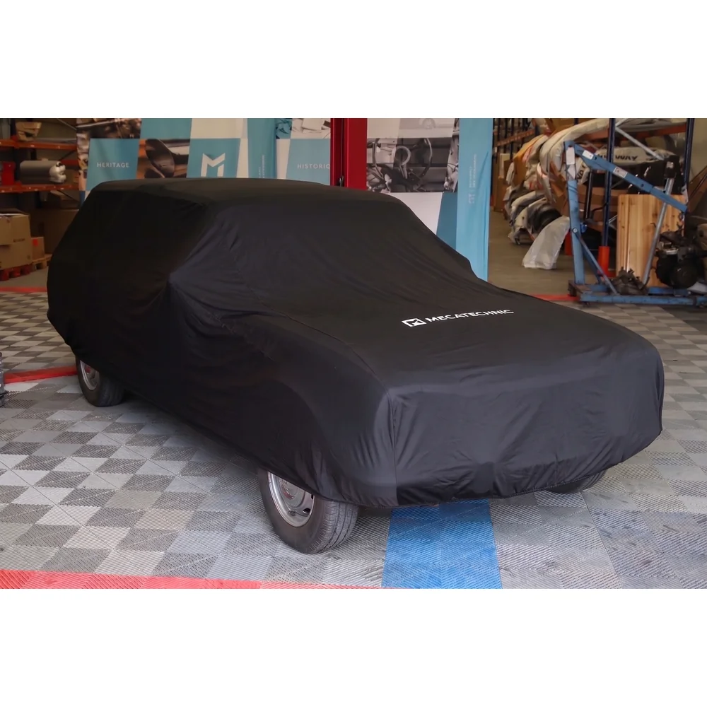 Black stretch indoor cover XL (460 x 170 x 122) for Peugeot 504