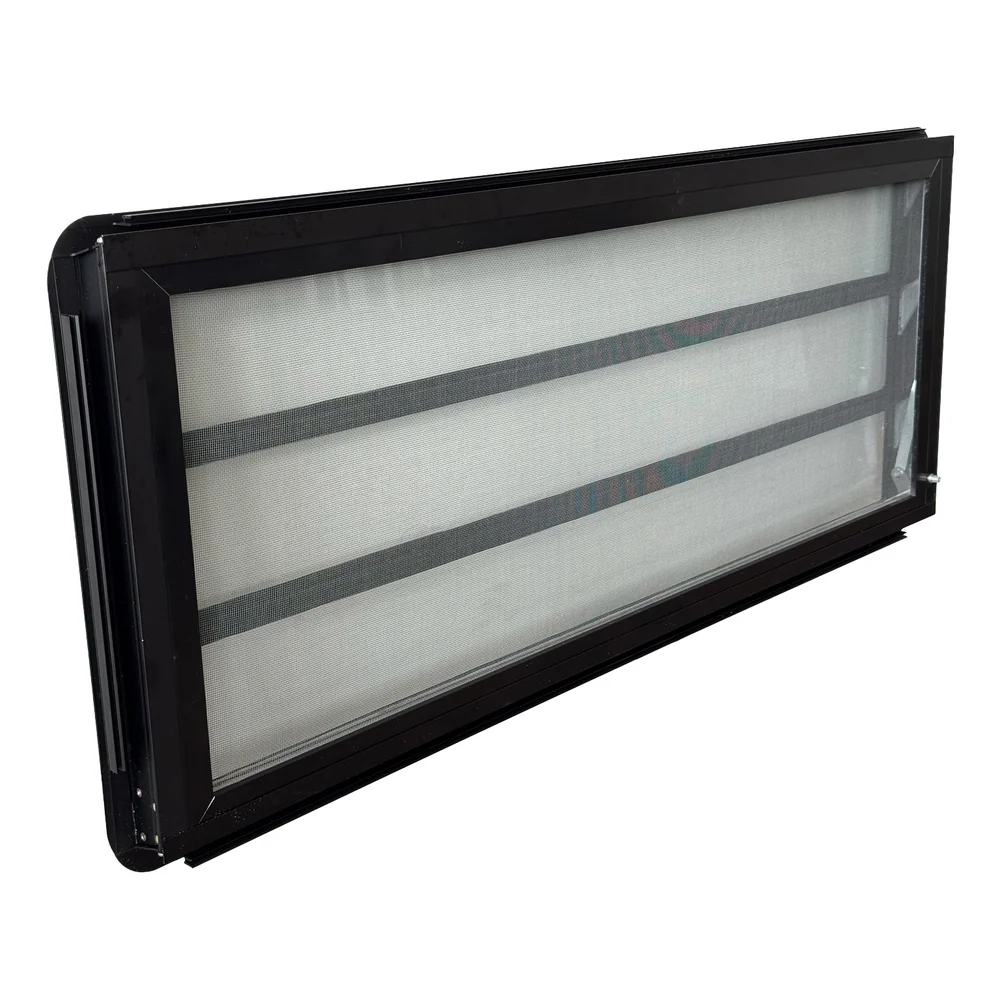 Ventanillas tipo Westfalia con rejilla para VOLKSWAGEN Transporter T25 (05/1979-07/1992) - Botón a la derecha