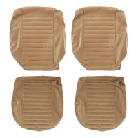 Set di coprisedili in pelle liscia di media qualità (13) per VOLKSWAGEN Maggiolino (08/1976-07/1979)