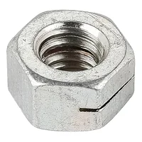 Porcas hexagonais autoblocantes com fenda ESN H100 - M6