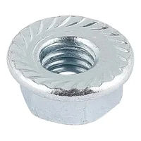 Porca hexagonal com base dentada DIN 6923 - M6