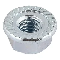 Porca hexagonal com base dentada DIN 6923 - M4
