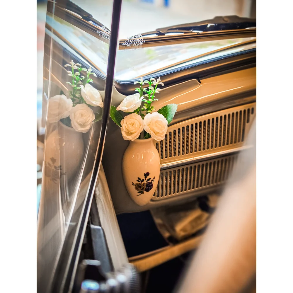 Vaso da fiori in ceramica per VOLKSWAGEN Maggiolino e Combi