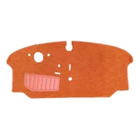 Tappetini anteriori tipo Westfalia arancioni per VOLKSWAGEN Combi Bay Window (08/1967-07/1979)