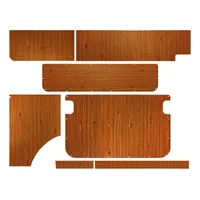 Painéis de porta em madeira tipo Westfalia BERLIN para VOLKSWAGEN Combi Bay Window (08/1967-07/1979)