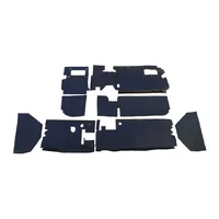 8-piece black soundproofing kit for the Citroën Dyane dashboard