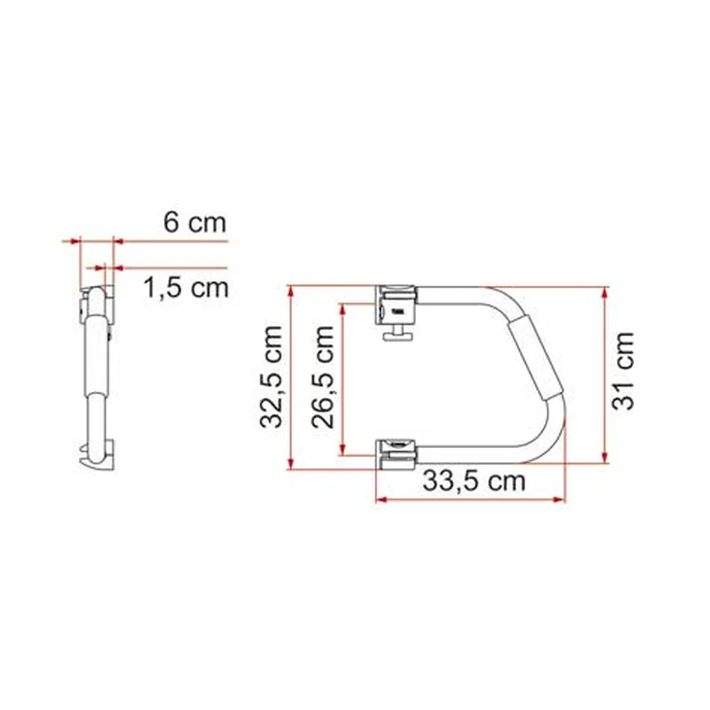 White handle SECURITY 31 FIAMMA