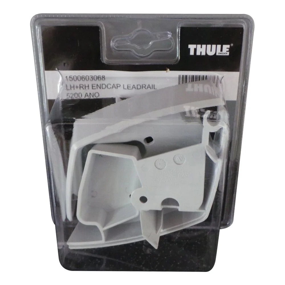 Caches d'extrémité de bandeau - droit et gauche - blancs pour store Thule 5200