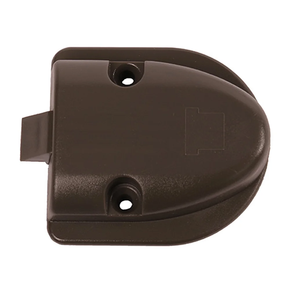 Poignée serrure encastrable grise anthracite 32 mm