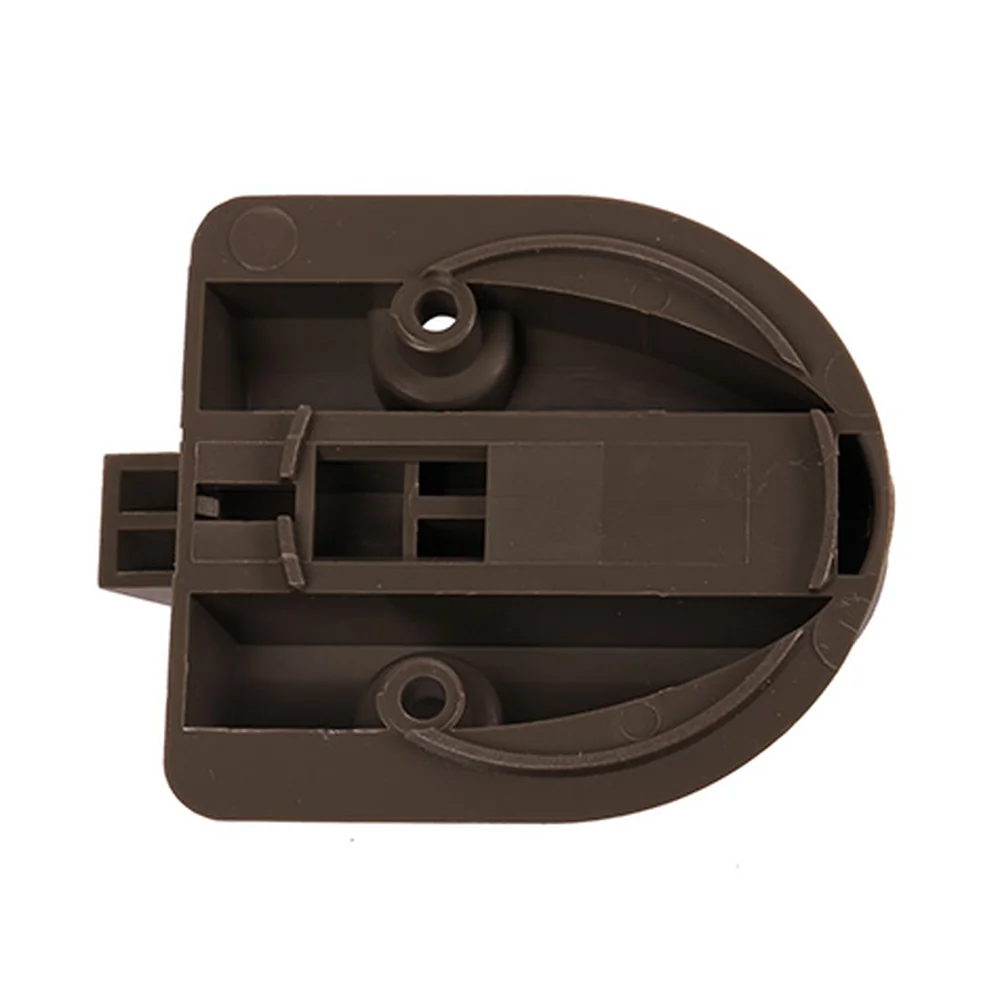 Poignée serrure encastrable grise anthracite 32 mm