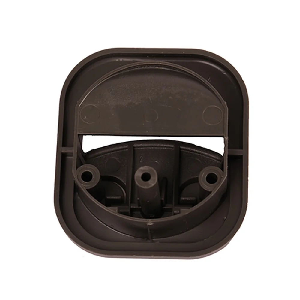 Poignée serrure encastrable grise anthracite 32 mm