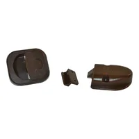 Poignée serrure encastrable marron 32 mm