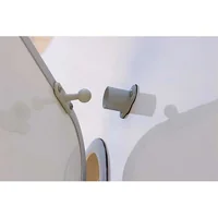 Bisagra de puerta exterior de 3 piezas Gris FIAMMA PORTA PUERTA