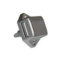 Boitier serrure acier nickelé mini push lock