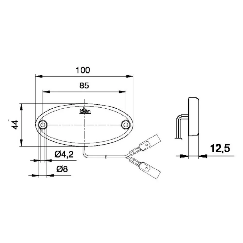 LUZ DE POSICIÓN LATERAL LED SMLR2012/12