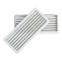 Rejilla de plástico blanca 254x105 mm