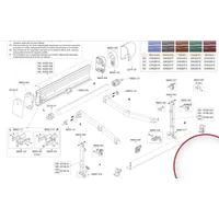 Cache droit pour les stores F45PLUS longueurs: 250-400 Fiamma